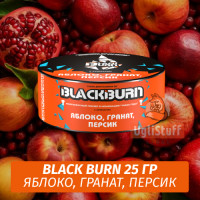 NEW Табак Black Burn 25 гр Яблоко, гранат, персик