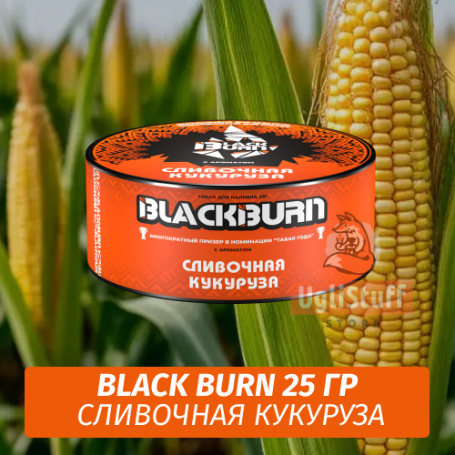 NEW Табак Black Burn 25 гр Сливочная кукуруза