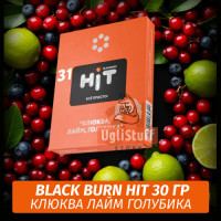 Табак Black Burn HiT 30г Клюква, Лайм, Голубика