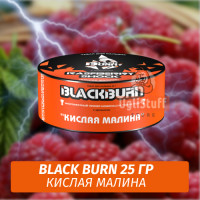 Табак Black Burn 25 гр Raspberry Shock (Кислая малина)