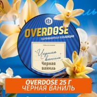 NEW Табак Overdose De Parfum 25g Black Vanilla (Черная ваниль)