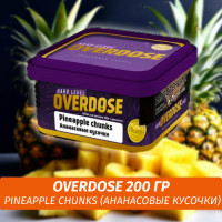 Табак Overdose 200g Pineapple Chunks (Ананасовые Кусочки)