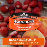 Табак Black Burn 25 гр PeachBerry (Персик-Земляника)