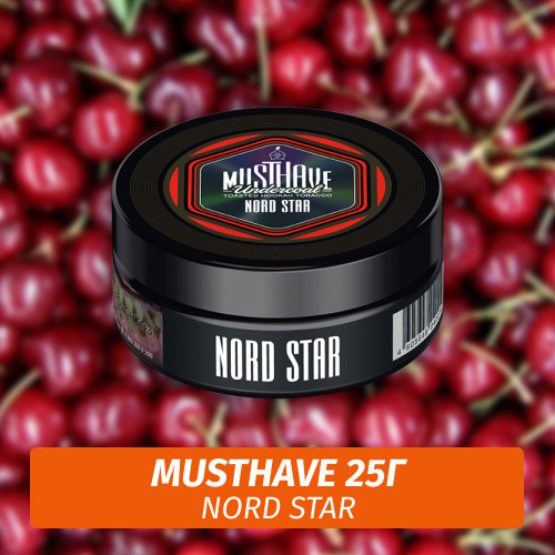 Табак Must Have 25 гр - Кислая Вишня (Nord Star)