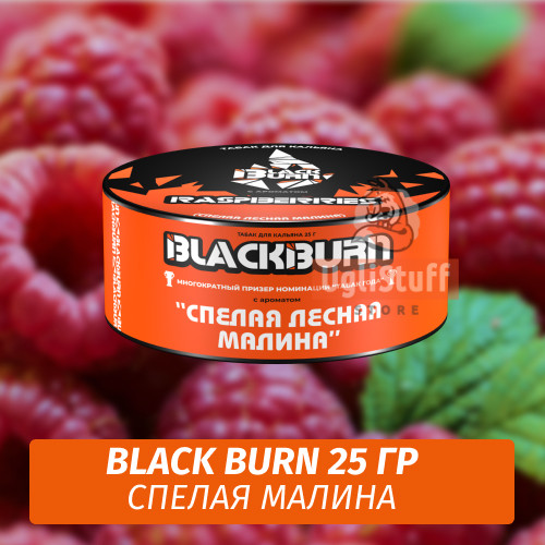 Табак Black Burn 25 гр Raspberries (Малина) Табак Black Burn 25 гр Raspberries (Малина)