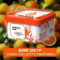 Табак Burn 200 гр Sunday Sun (Цитрусовый Микс)